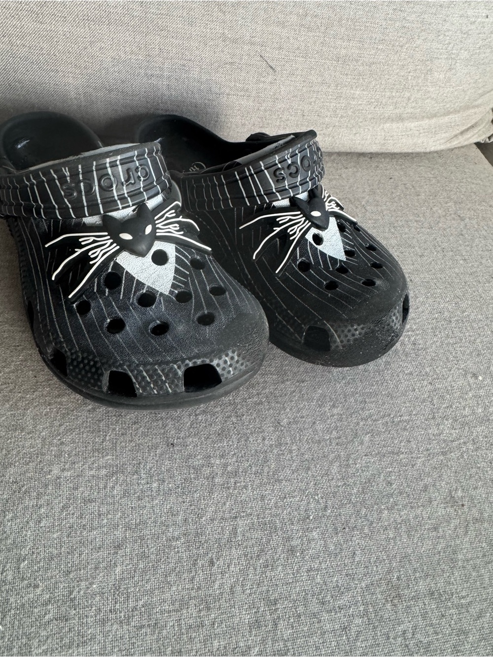 Kids Crocs Nightmare Before Christmas size 11